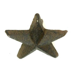 Cast Iron Nail Star - Small Set of 12