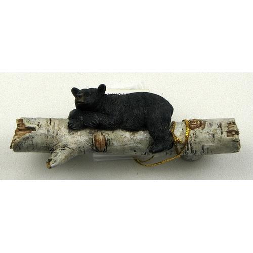 Bear on Birch Log Drawer Handle