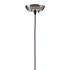 5.9" X 5.9" X 10" Nickel Metal Ceiling Lamp