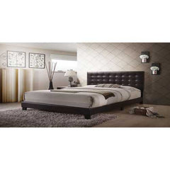 83" X 64" X 46" Queen Espresso Pu Bed
