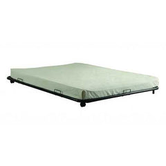 73" X 54" X 4" Full Black Metal Tube Trundle