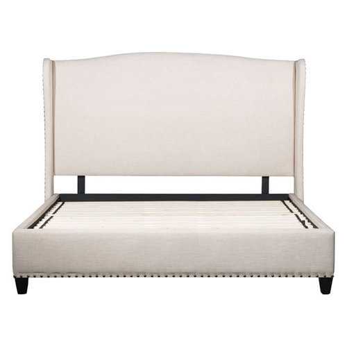 85" X 88.6" X 63" Enlightenment King Beige Bed