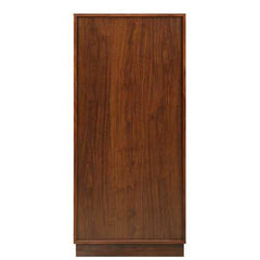 24" X 20" X 52" Wine Cabinet In Walnut - Mdf