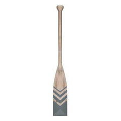 Distressed Coastal Wood Chevon Oar Wall Decor