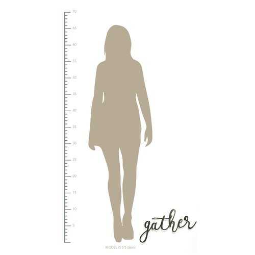 Black "Gather" Metal Script Wall Decor