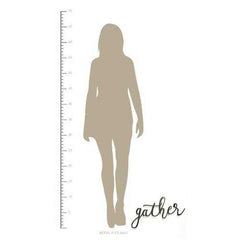 Black "Gather" Metal Script Wall Decor