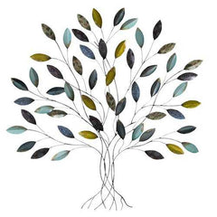Whimsical Metal Tree Wall Decor