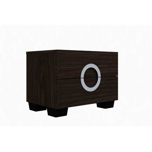 18" Refined Wenge High Gloss Nightstand