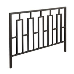 59.75" x 47" QueenFull SizeBlack HeadboardFootboard