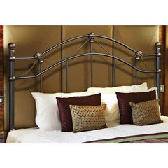114" x 101" BlackwithFullwithQueen Size  HeadboardwithFootboard