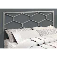 1" x 59.75" x 47" Silver Queen or Full size  Headboard FootBoard