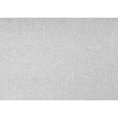 64.25" x 85.25" x 45.5" Grey Foam Solid Wood Linen Queen Size Bed with a Chrome Trim
