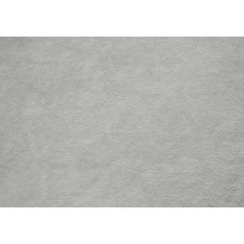 66.5" x 87.5" x 56.5" Light Grey Foam Solid Wood Velvet Queen Size Bed With A Chrome Trim