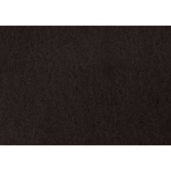 66.5" x 87.5" x 56.5" Brown Foam Solid Wood Leather Look Queen Size Bed With A Brass Trim