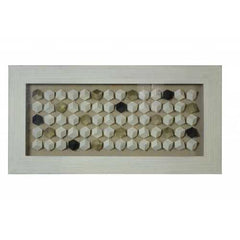 27" x 3" x 24" Grey, Wood And Glass - Shadow Box
