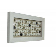 27" x 3" x 24" Grey, Wood And Glass - Shadow Box