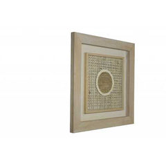 11" x 2" x 39" Natural Brown, Wood And Glass - Shadow Box