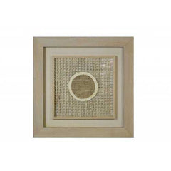 11" x 2" x 39" Natural Brown, Wood And Glass - Shadow Box