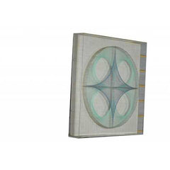 9" x 2" x 18" Multicolor, Delectable, Glass And Fabric - Shadow Box