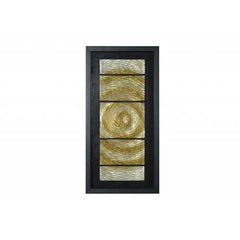 15" x 2" x 16" Black And Gold, Glass - Shadow Box