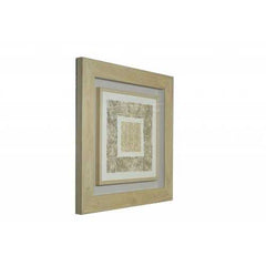 27" x 2" x 35" Natural Brown, Wood And Glass - Shadow Box
