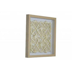 8" x 2" x 20" Natural Brown, Wood And Glass - Shadow Box