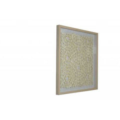 11" x 2" x 35" Natural Brown, Paper And Glass - Shadow Box