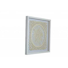 White and Natural Paper Cutout Shadow Box