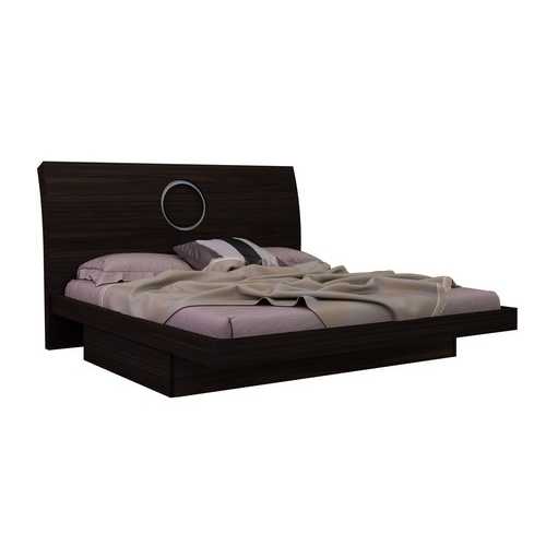 77" X 90"  X 40" 4pc Eastern King Modern Wenge High Gloss Bedroom Set