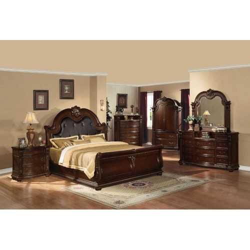 20" X 35" X 32" Cherry Wood Nightstand (No Marble Top)