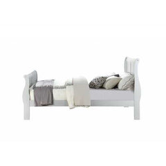 56" X 85" X 47" Platinum Wood Full Bed