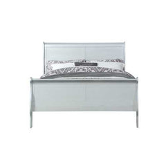 56" X 85" X 47" Platinum Wood Full Bed