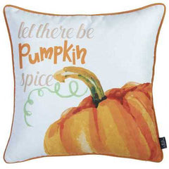 18"x 18" Thankful Pumpkin Love Printed Decorative Throw Pillow Cover