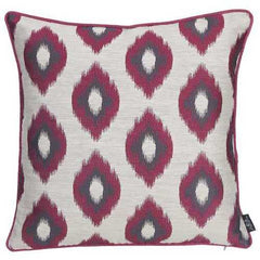 17"x 17"Purple Jacquard Slices Decorative Throw Pillow Cover Set Of 2 Pcs Square