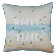 18"x18"Marine Square Quote Printed Decorative Throw Pillow Cover