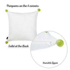 18"x 18" Tropical Paradise Printed Decorative Throw Pillow Cover