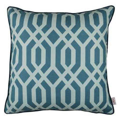 18"x 18" Flower Square Shapes Printed Decorative Throw Pillow Cover