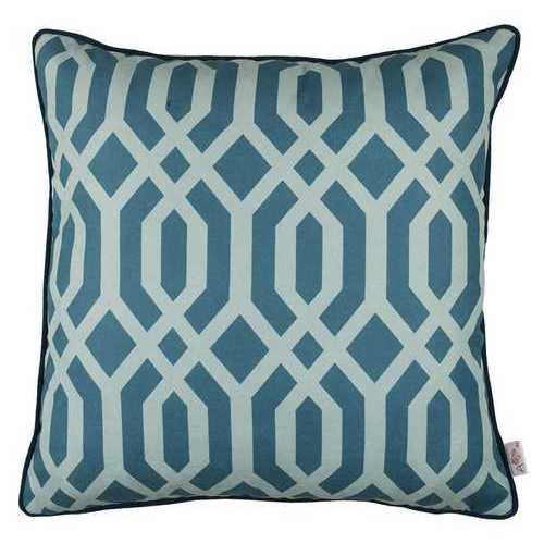 18"x 18" Flower Square Shapes Printed Decorative Throw Pillow Cover
