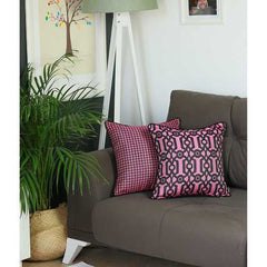 17"x 17" Jacquard Lily Decorative Throw Cover Pillow