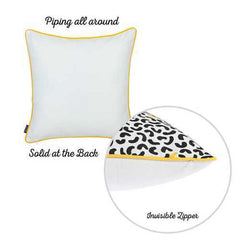 18"x18" Memphis Printed Decorative Throw Pillow Cover Pillowcase