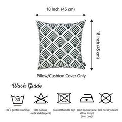18"x 18" Tropical Squares Printed Decorative Throw Pillow Cover