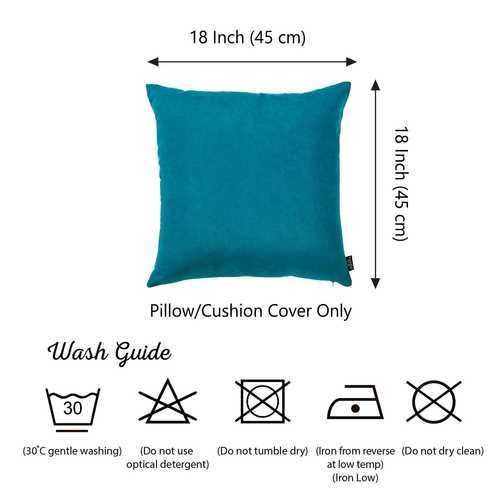 18"x18" Honey Tahitian Tide Decorative Throw Pillow Cover (2 pcs in set)