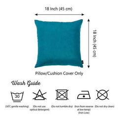 18"x18" Honey Tahitian Tide Decorative Throw Pillow Cover (2 pcs in set)