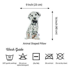Dalmatian Dog Shape Filled Pillow, Animal Shaped Pillow