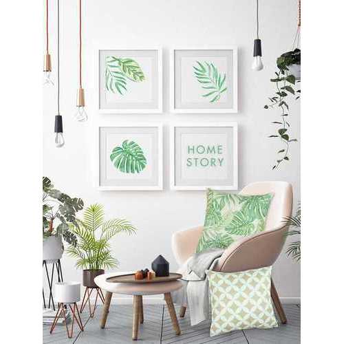 18"x 18" Tropical Deco Printed Decorative Throw Pillow Cover