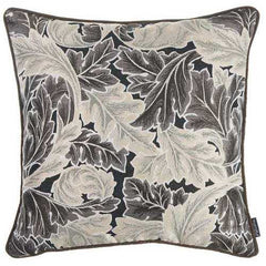 17"x 17" Light Maple Jacquard Leaf Decorative Throw Pillow Cover