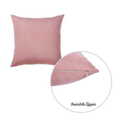 18"x18" Light Pink Honey Decorative Throw Pillow Cover (2 pcs in set)