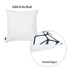 18"x18" Skandi BW Tangle Decorative Throw Pillow Cover Printed