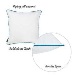 18"x 18" Watercolor Dragonfly Printed Decorative Throw Pillow Cover