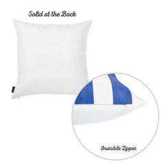 18"x18" Blue Nautica Stripe Decorative Throw Pillow Cover